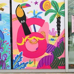 Partial Detail of Window to Our Worlds - Part 2